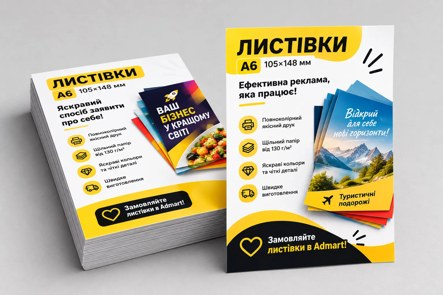 Флаєр А6 Двосторонній друк