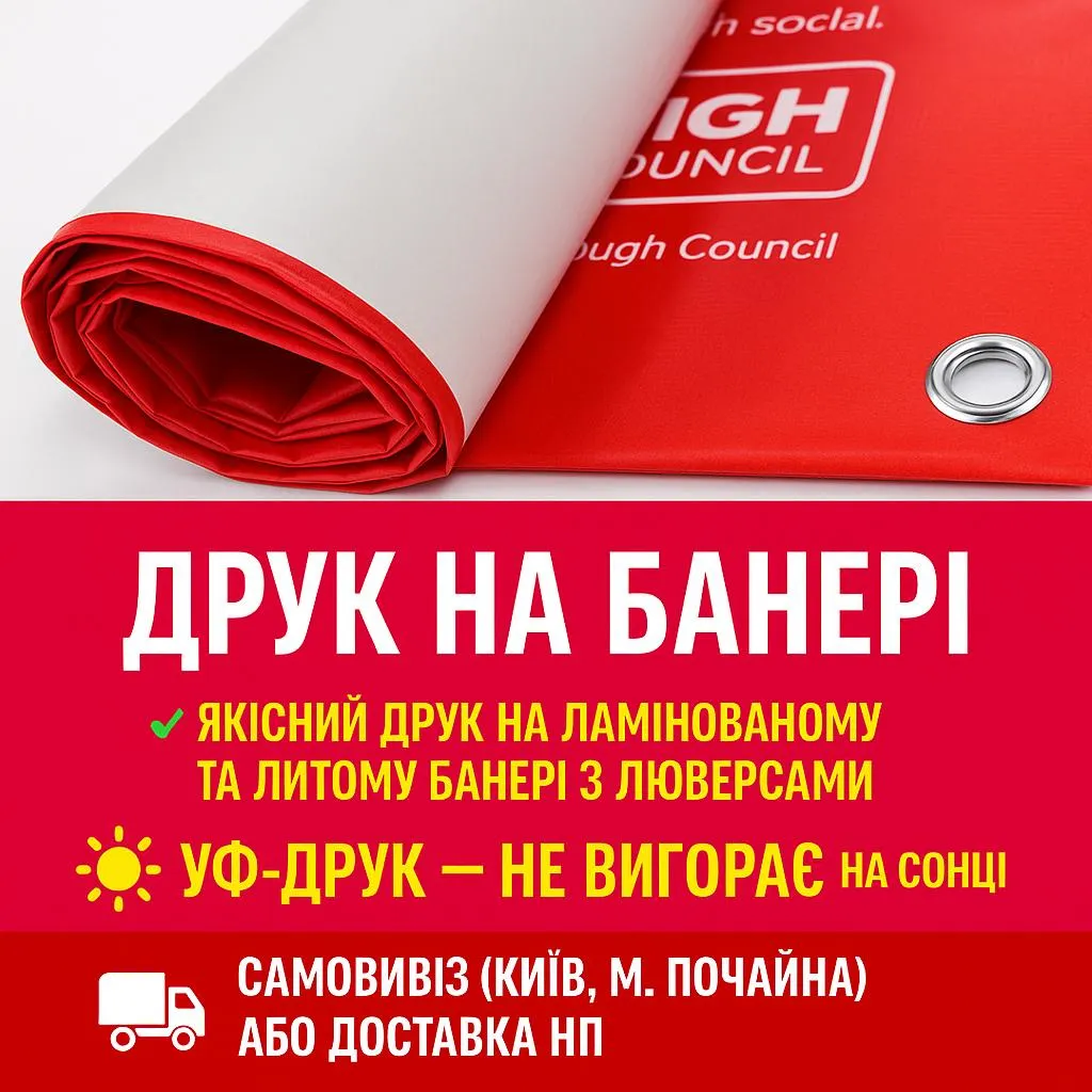 Друк на Банері