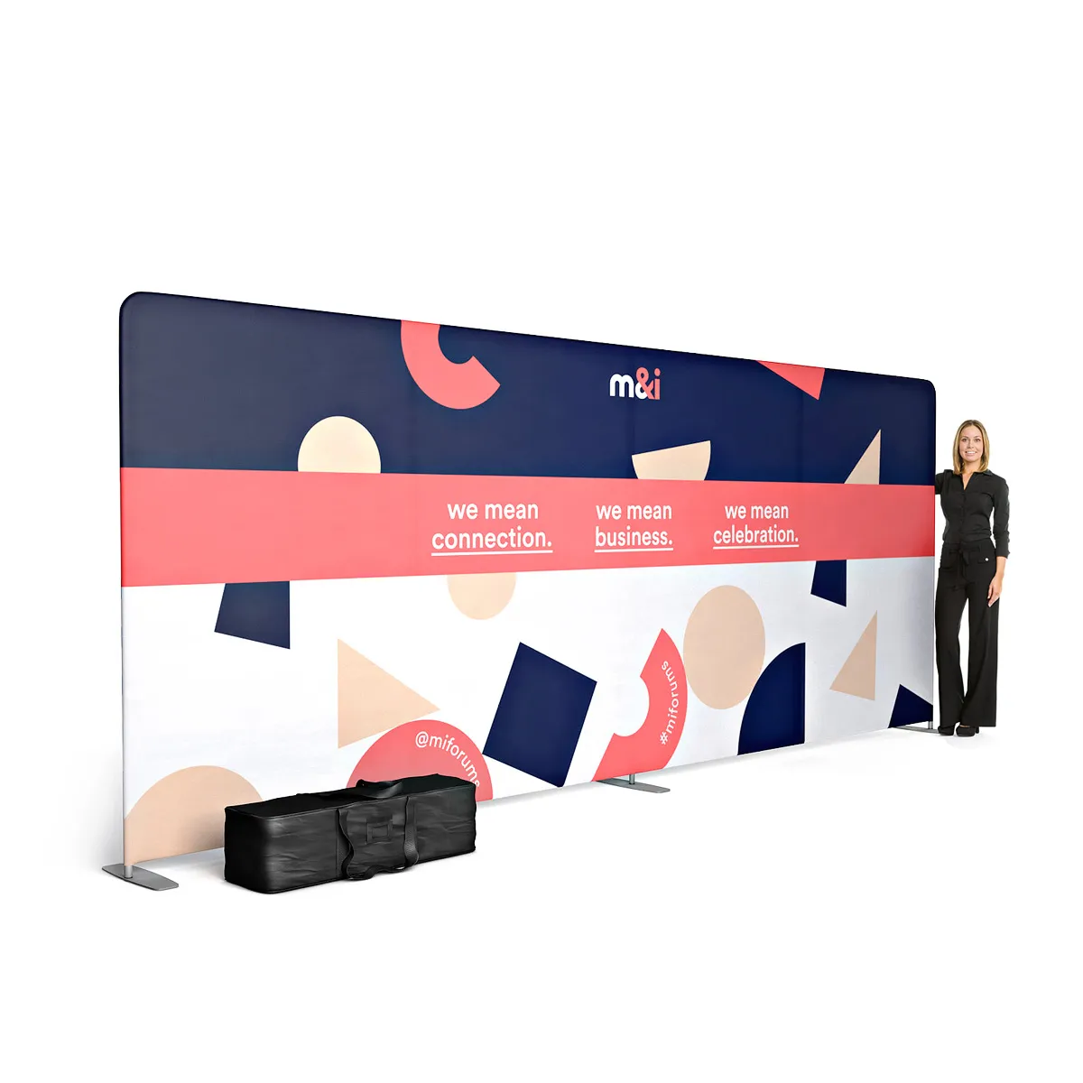Pop-up стенд Стрейч Fabric Wall 230×610 см